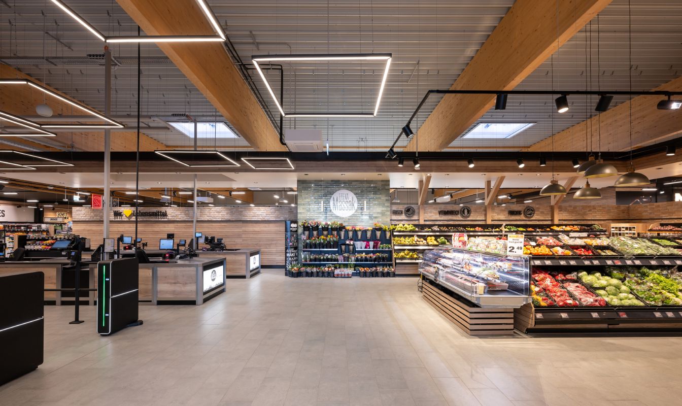 High-end supermarket EDEKA Massak