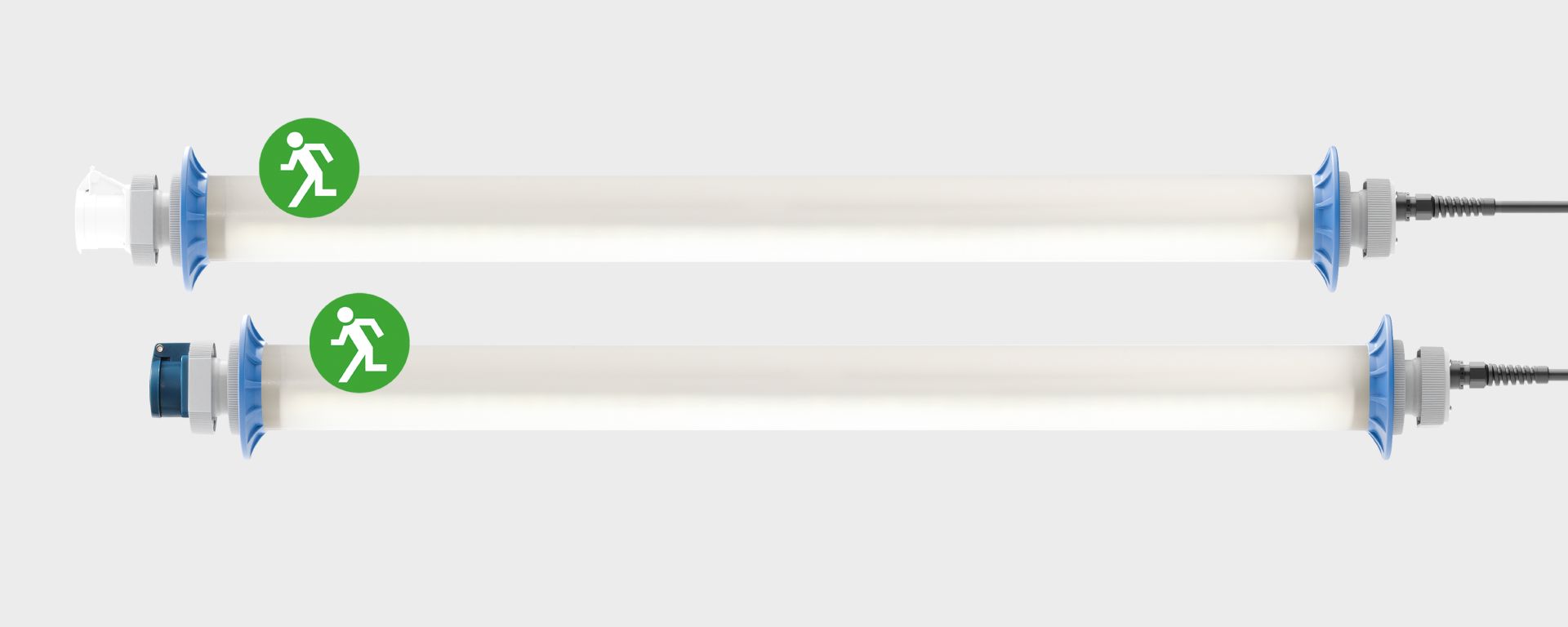 Schutzrohrleuchten  Notlicht