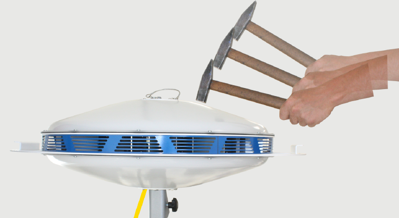 Impact-resistant and break-proof housing